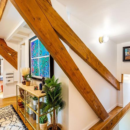 Art & Curiosity Cabinet Style Appartement With Paris View, Villa Des Ammonites Meudon Exteriér fotografie