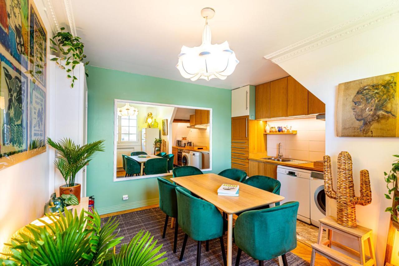 Art & Curiosity Cabinet Style Appartement With Paris View, Villa Des Ammonites Meudon Exteriér fotografie