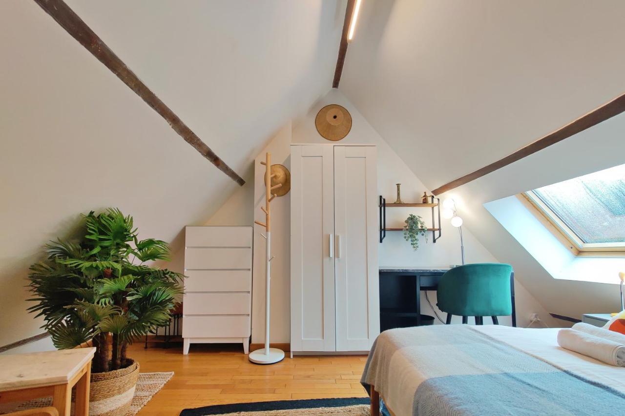 Art & Curiosity Cabinet Style Appartement With Paris View, Villa Des Ammonites Meudon Exteriér fotografie