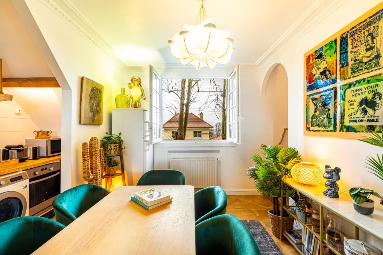 Art & Curiosity Cabinet Style Appartement With Paris View, Villa Des Ammonites Meudon Exteriér fotografie